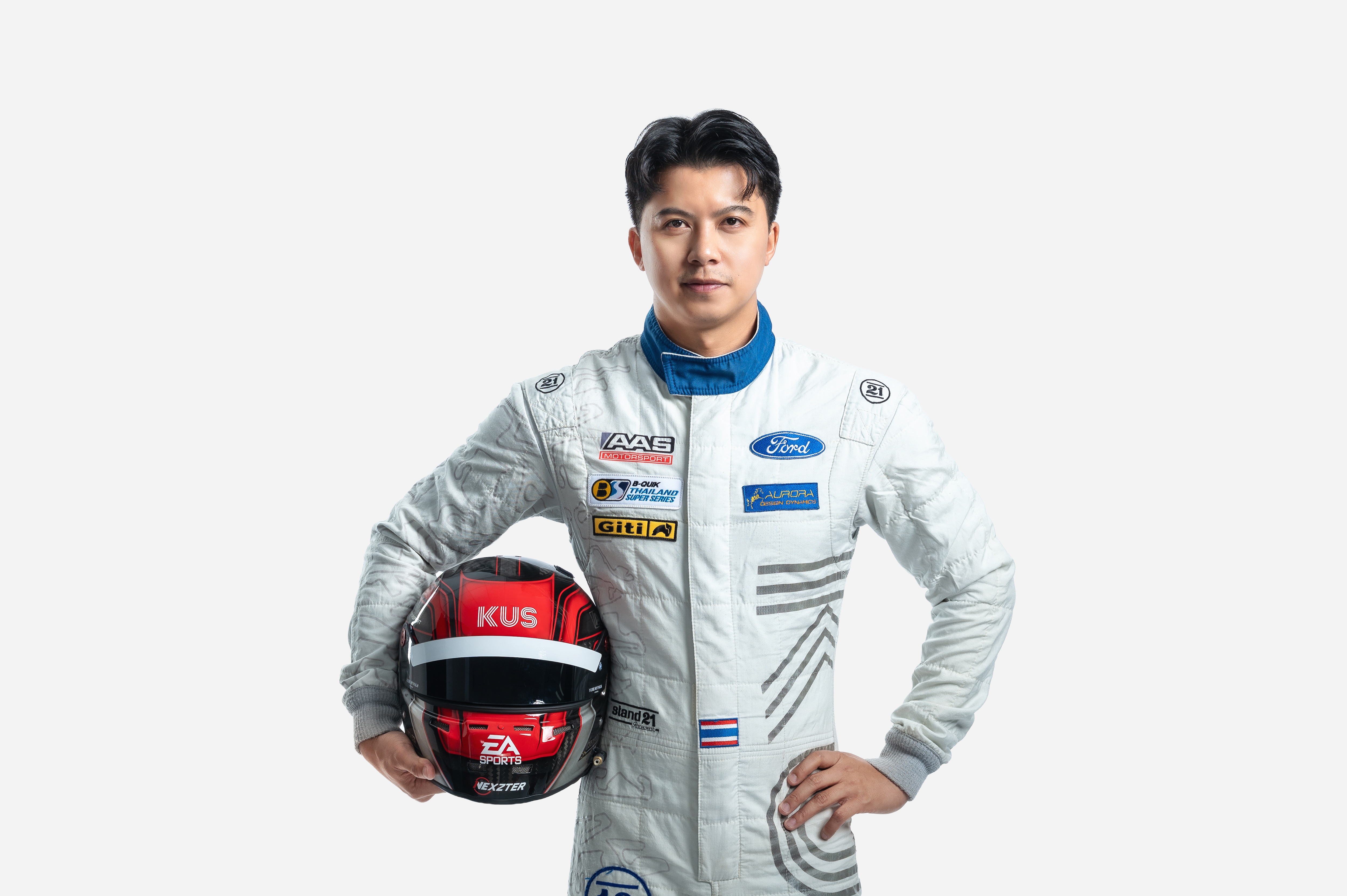 Kantadhee ‘Boom’ Kusiri is the newest face at Ford Thailand Racing having won the TCR Asia Series championship in 2017 driving for Liqui-Moly Team Engstler, has raced Bentley and Porsche GT3 machinery, and claimed a class win at the prestigious Idemitsu 1500 Super Endurance.